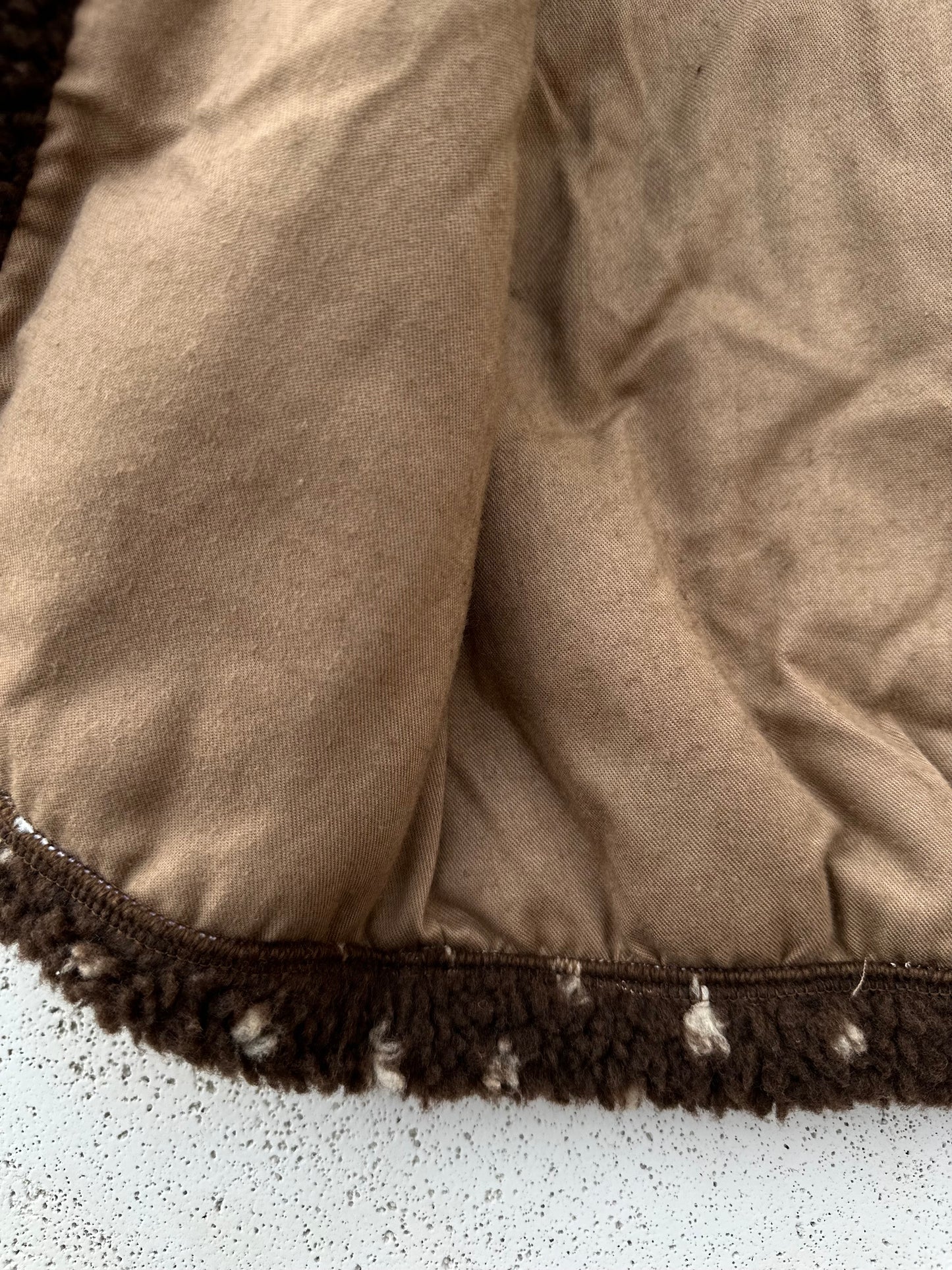 Bebe monet fleece jacket - brown