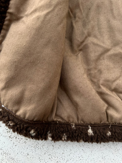 Bebe monet fleece jacket - brown