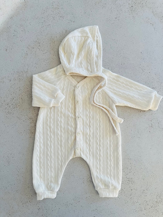 Bebe pointelle set - ivory