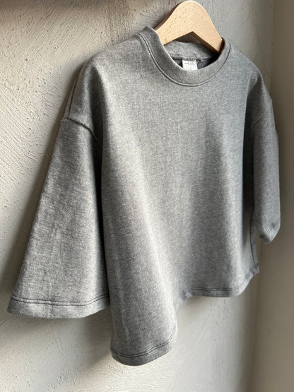 Loose Fit Sweat Tee - Melange