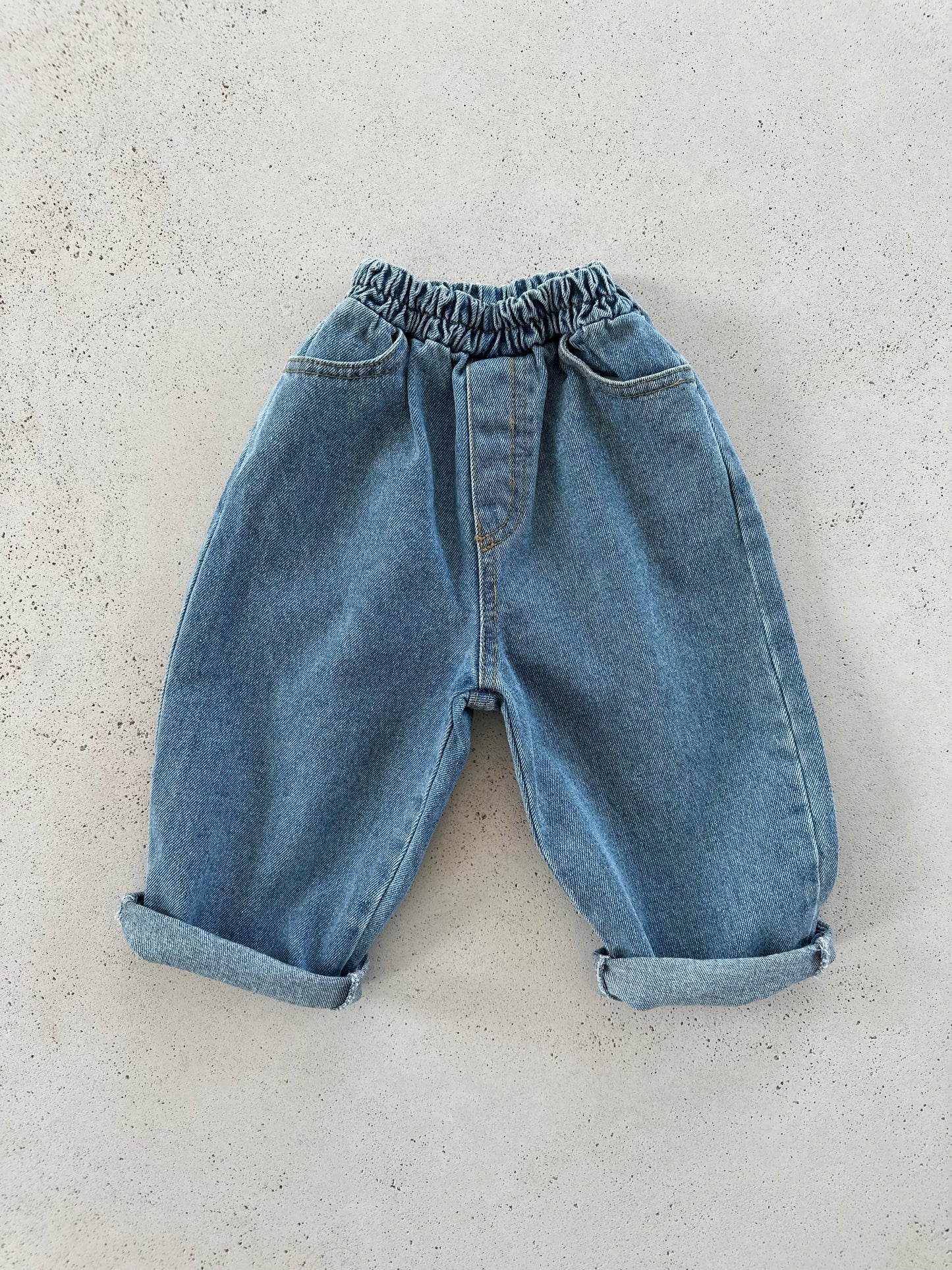 Planned denim pants - blue