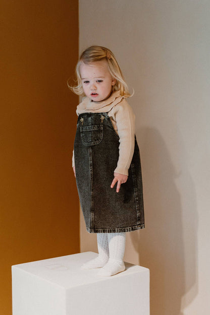 Alexis Denim Overall - Washed black