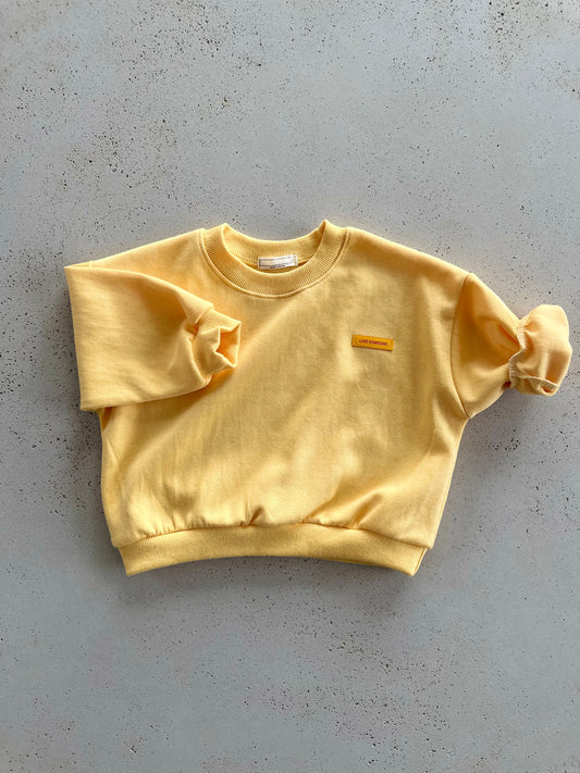 Bebe mari sweater - grey/yellow