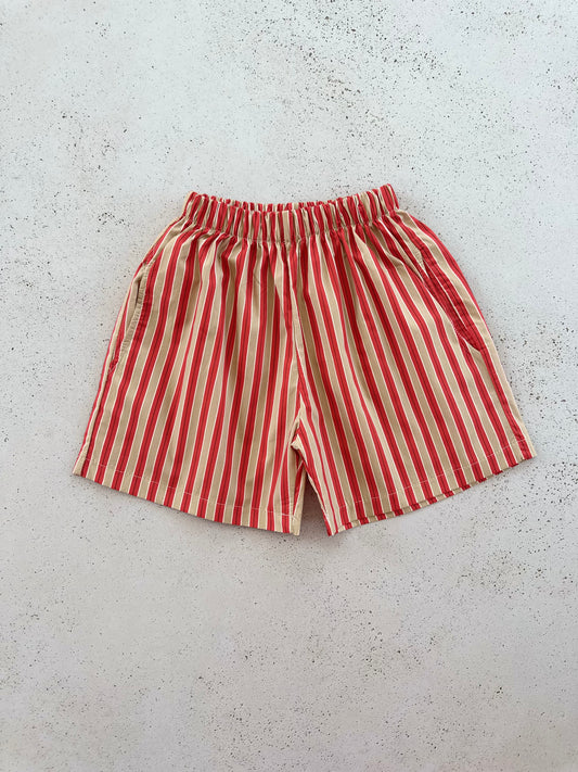 Bastien nice stripe pants - orange-beige