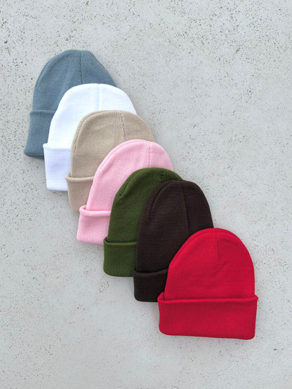 Cotton beanie - different colors