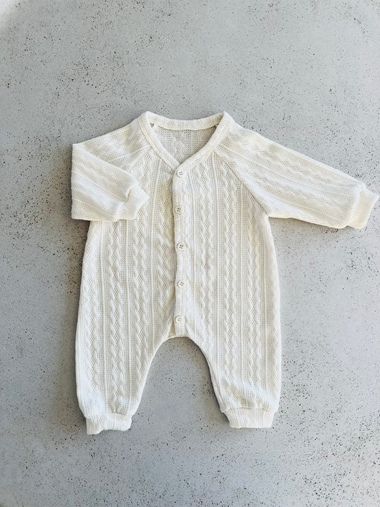 Bebe pointelle set - ivory