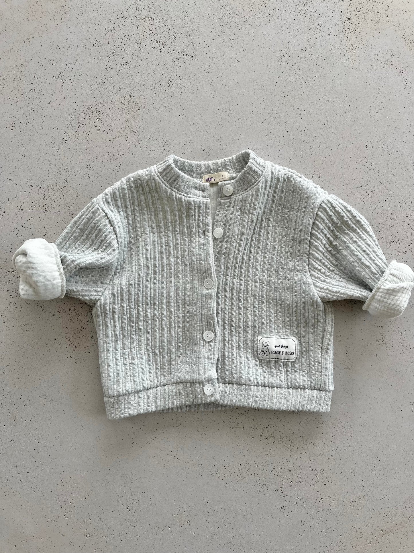 Eline cardigan - white melange