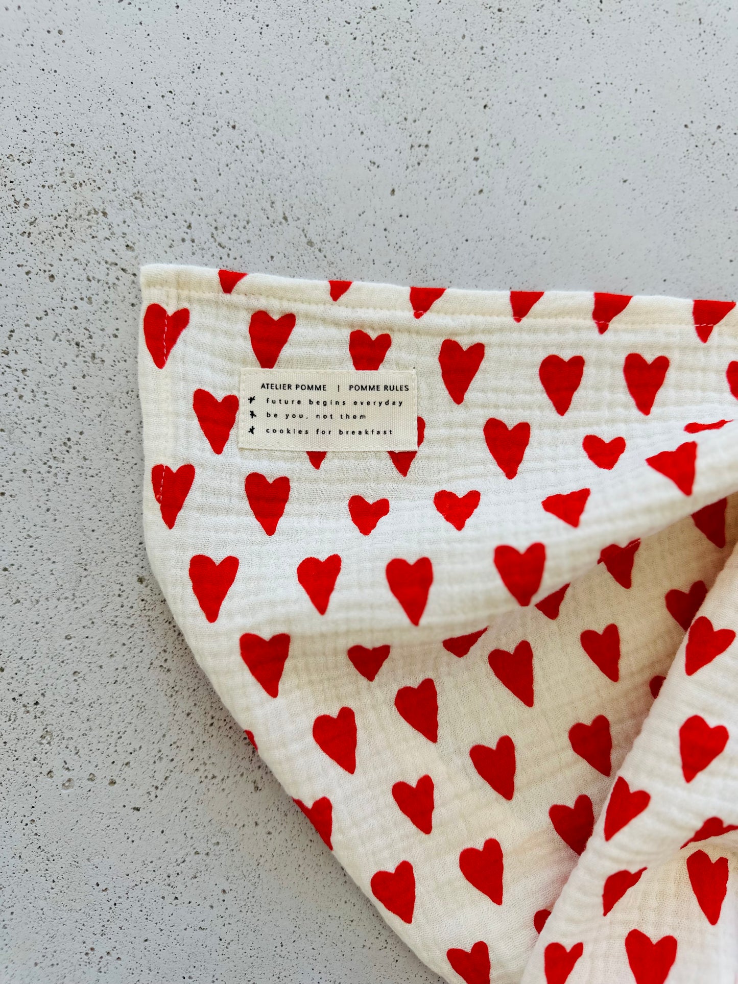 Tetra towel j'adore - hearts