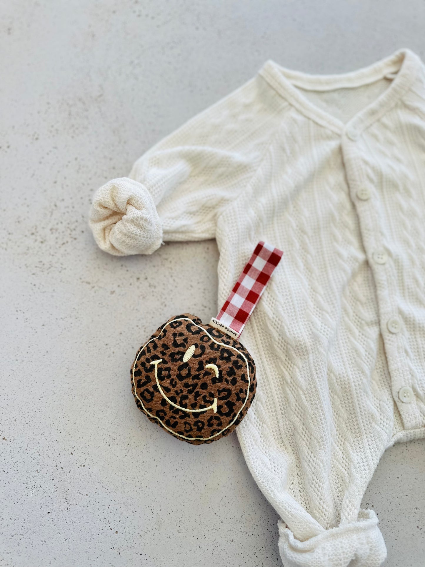 Pacifier cloth pomme - leopard love