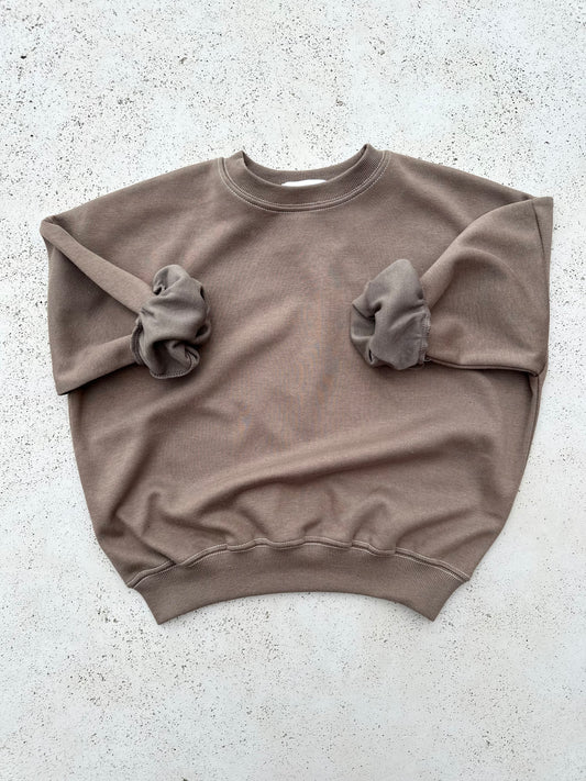 Stitch sweatshirt - mocha
