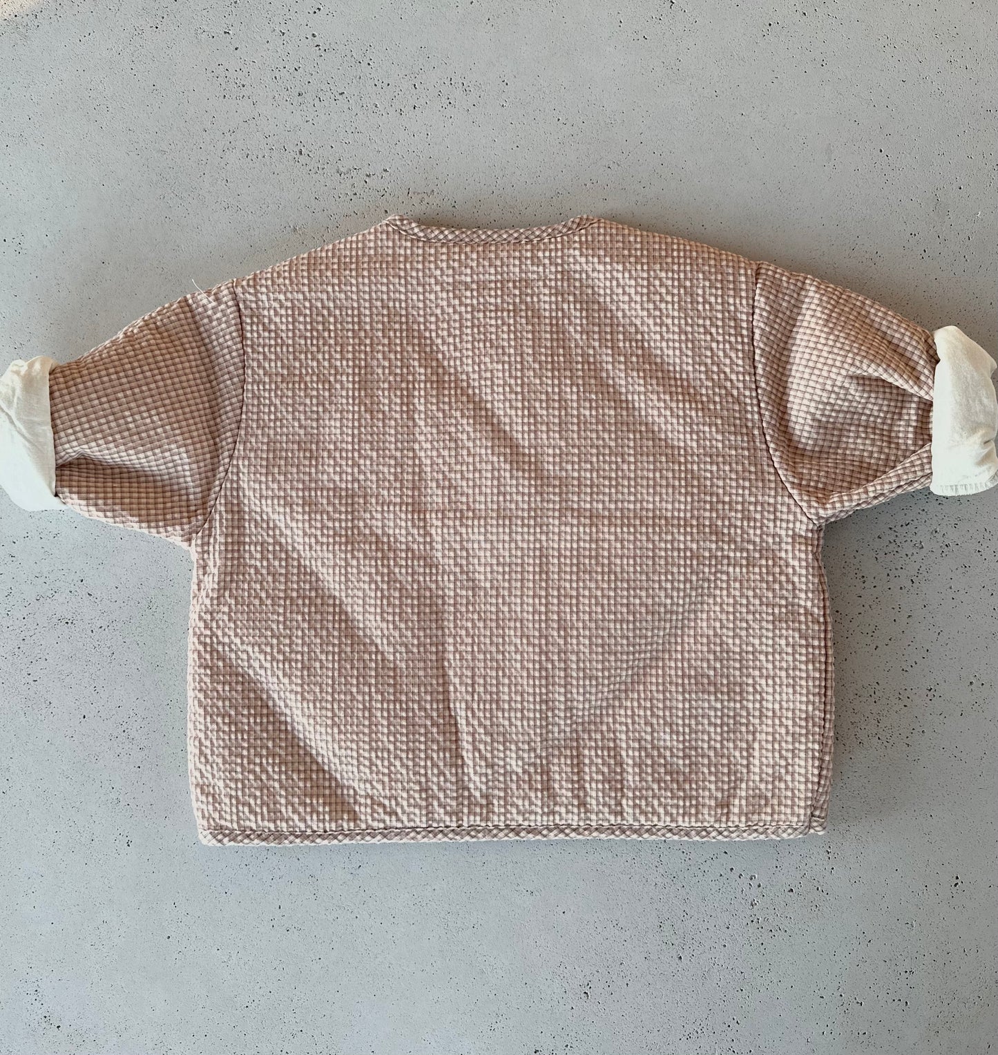 Bebe quilted minicheck jacket