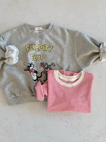 Hotdog sweater - grey melange