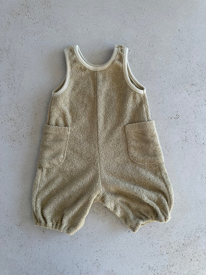 Bebe towel onesie - brown/beige