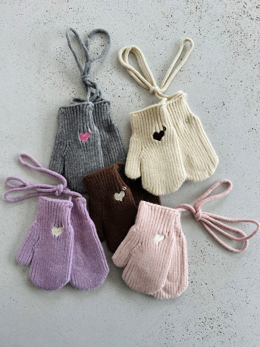Little heart gloves - colors
