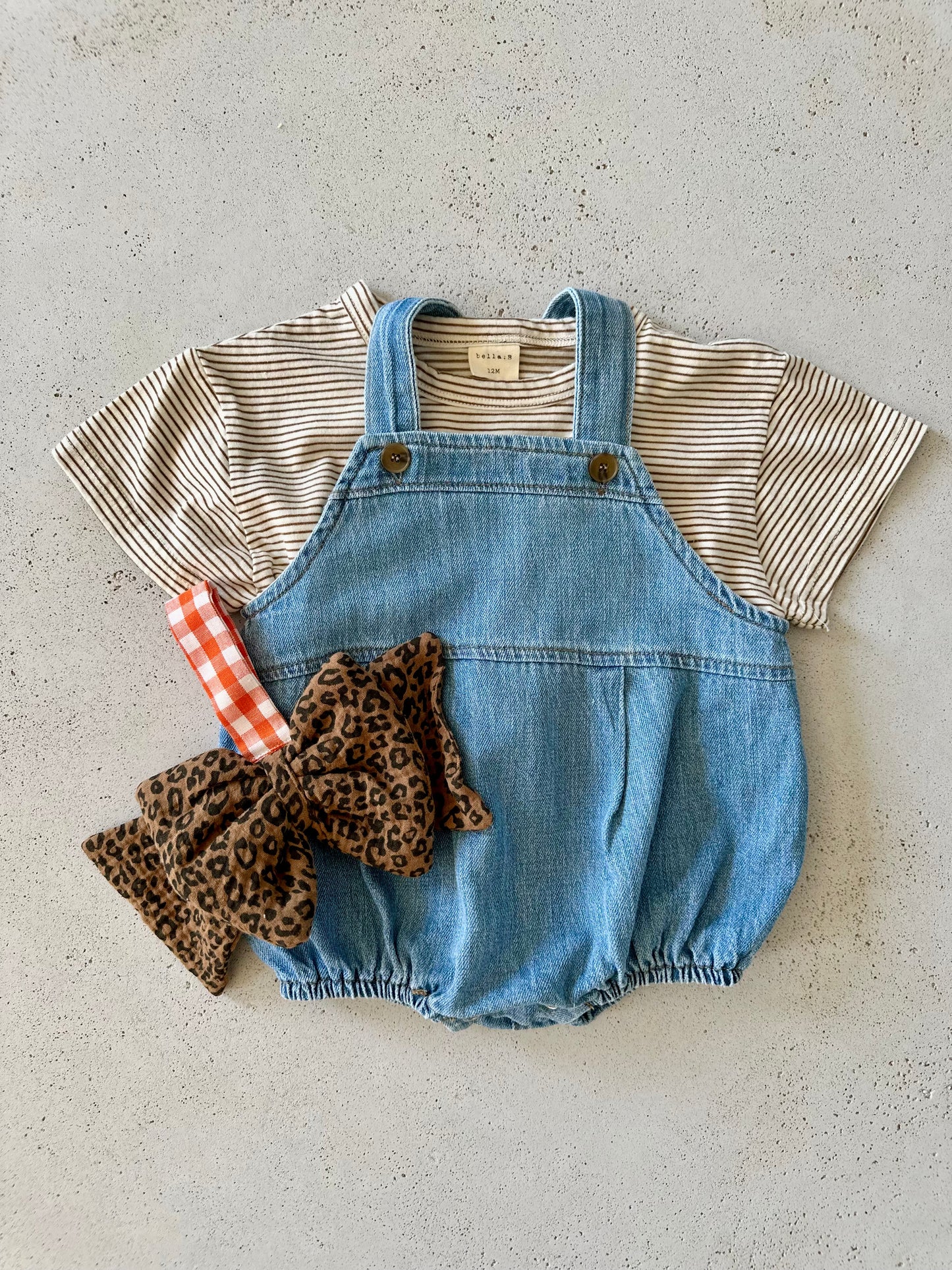 Bebe Sam bloomer overall - denim