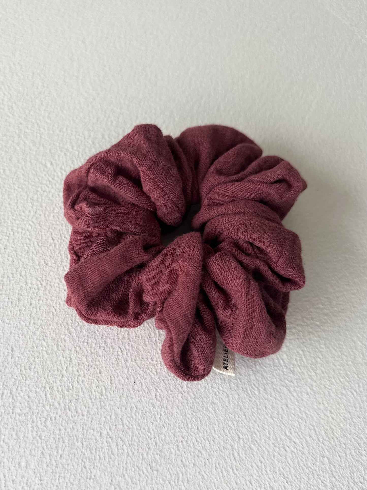 Oversized scrunchie - burgundy