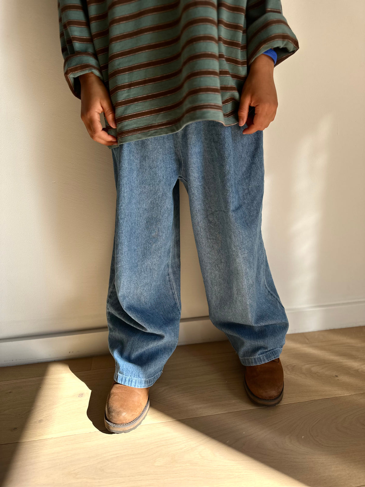 Ralph denim baggy pants - blue