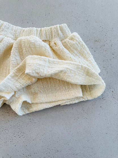 Anna tiered cancan skirt - cream