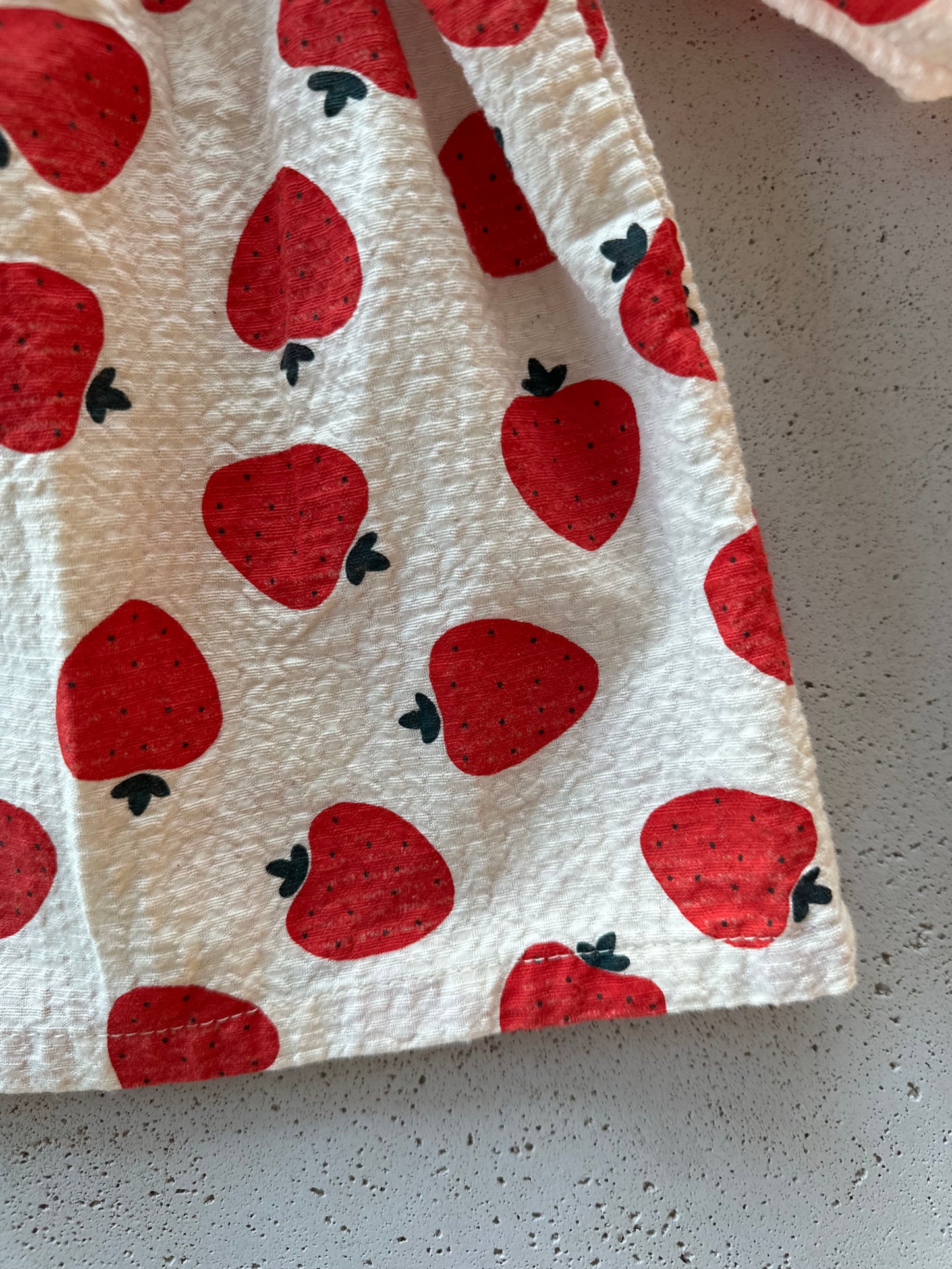 Vintage berry dress - ecru