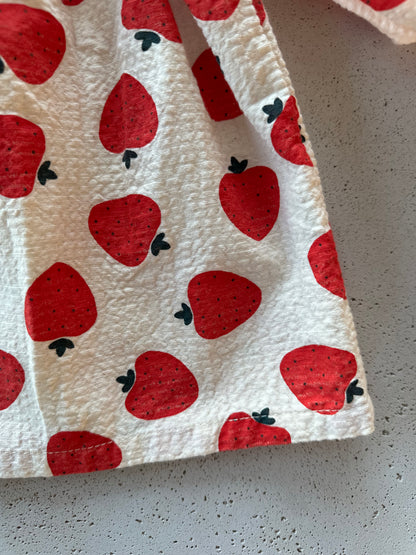 Vintage berry dress - ecru