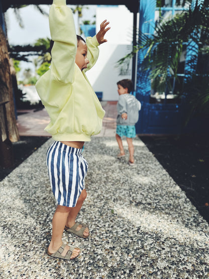 Crayon sweater - lemon yellow