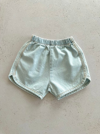 Billy Jean dolphin shorts - light blue
