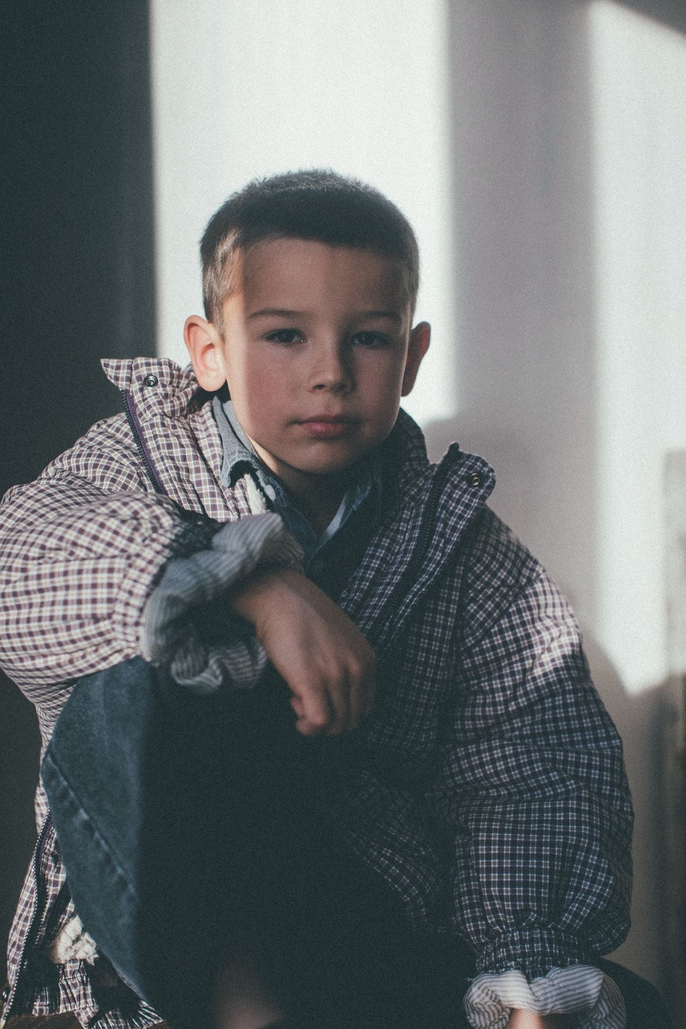 Goju winter check jacket