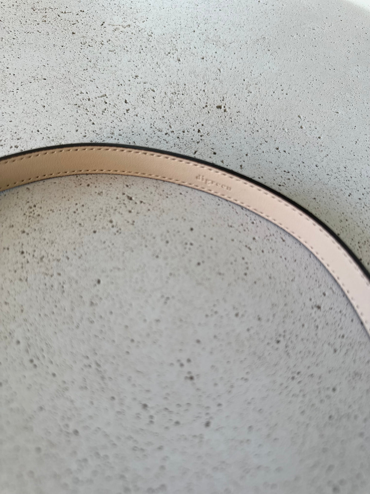 Acorn leather belt - brown