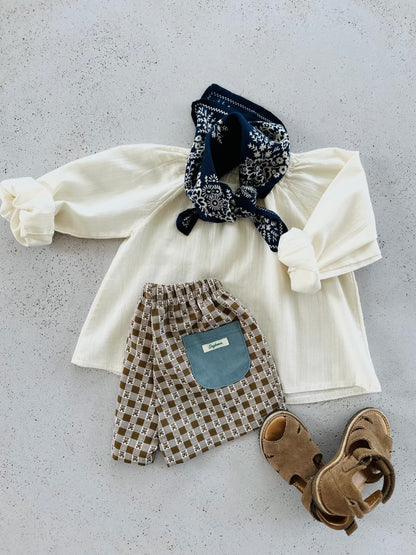 Cute bear shorts - milk-brown