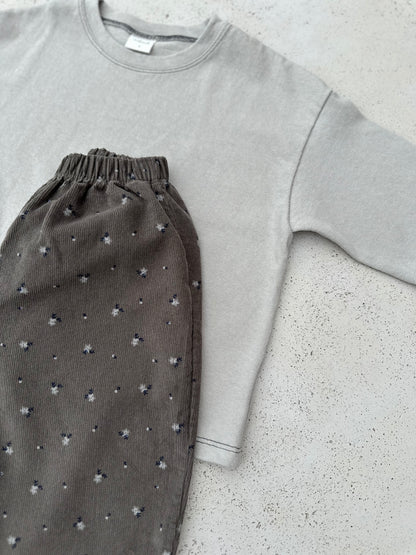 Melly corduroy pants - charcoal