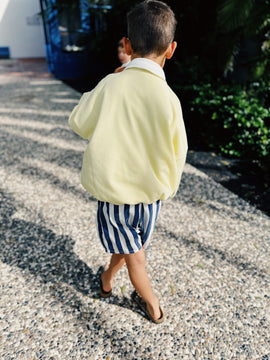 Crayon sweater - lemon yellow