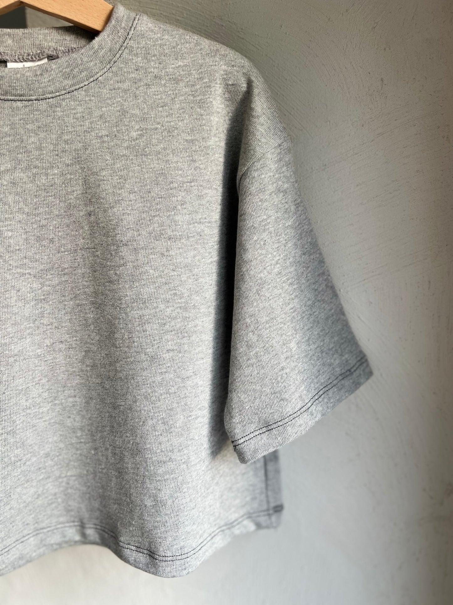 Loose Fit Sweat Tee - Melange