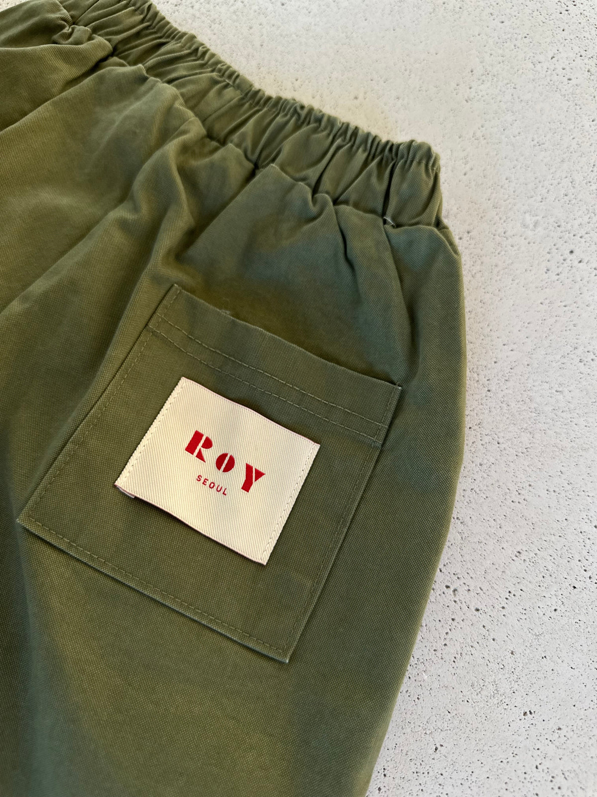 Roy cozy washing pants - khaki