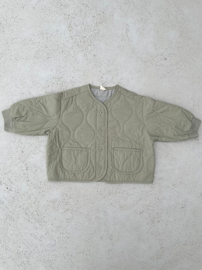 Bambi collar jacket - light khaki