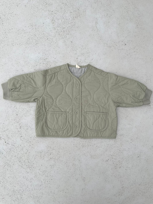 Bambi collar jacket - light khaki