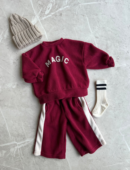 Magic soft set - wine red