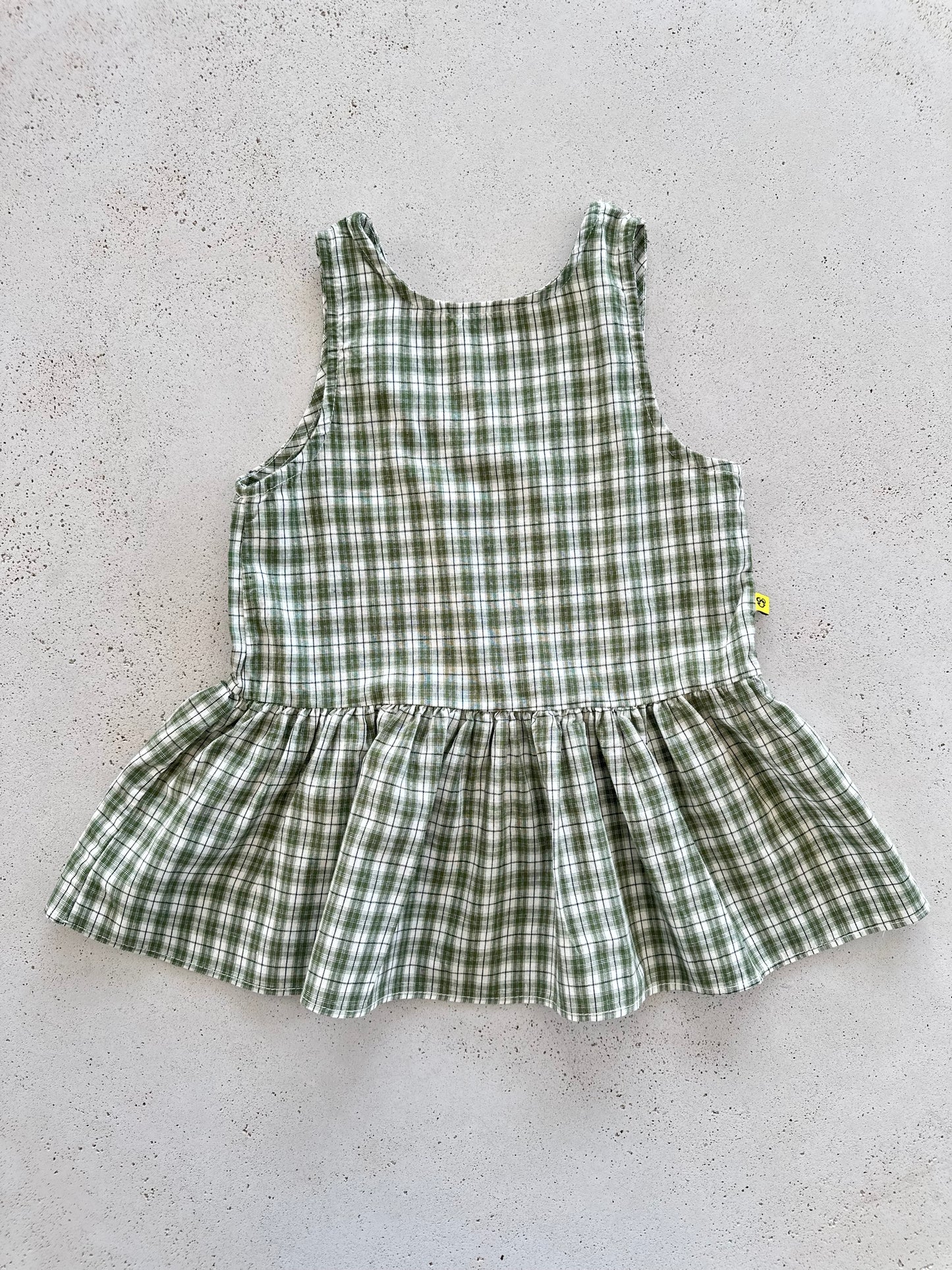 Susu check dress - green