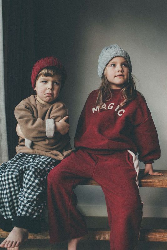 Magic soft sweater - burgundy