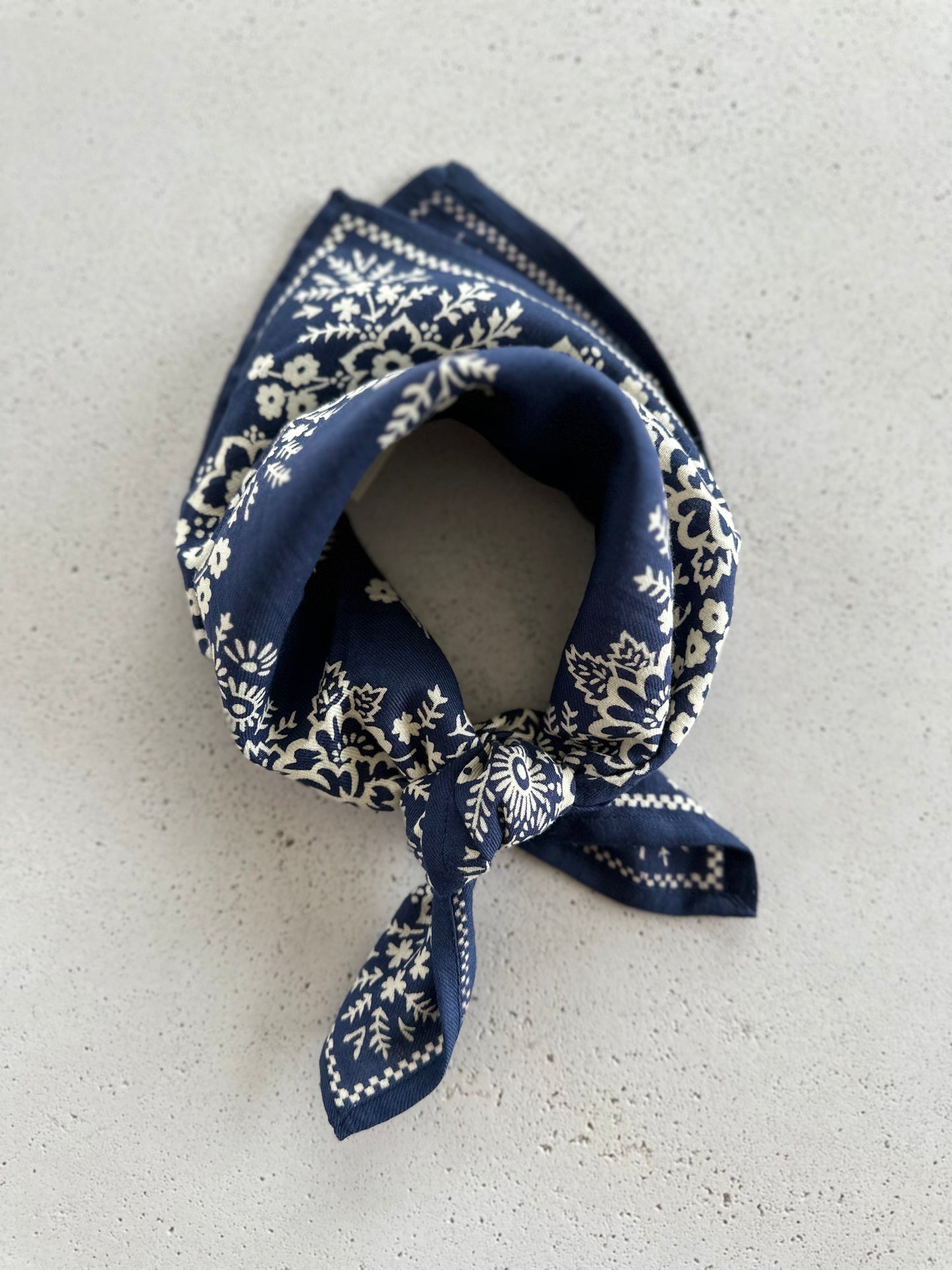 Mysore mini scarf - navy