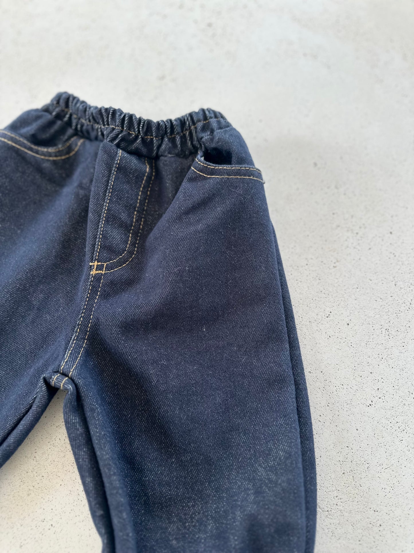Planned denim pants - dark blue
