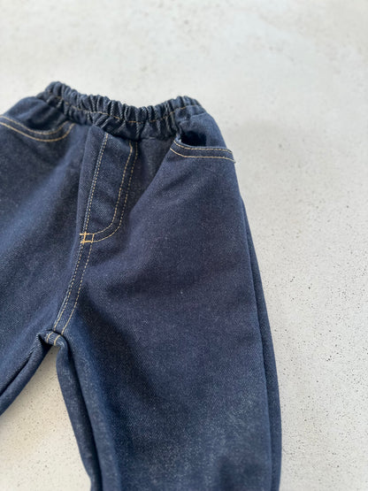 Planned denim pants - dark blue