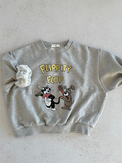 Hotdog sweater - grey melange
