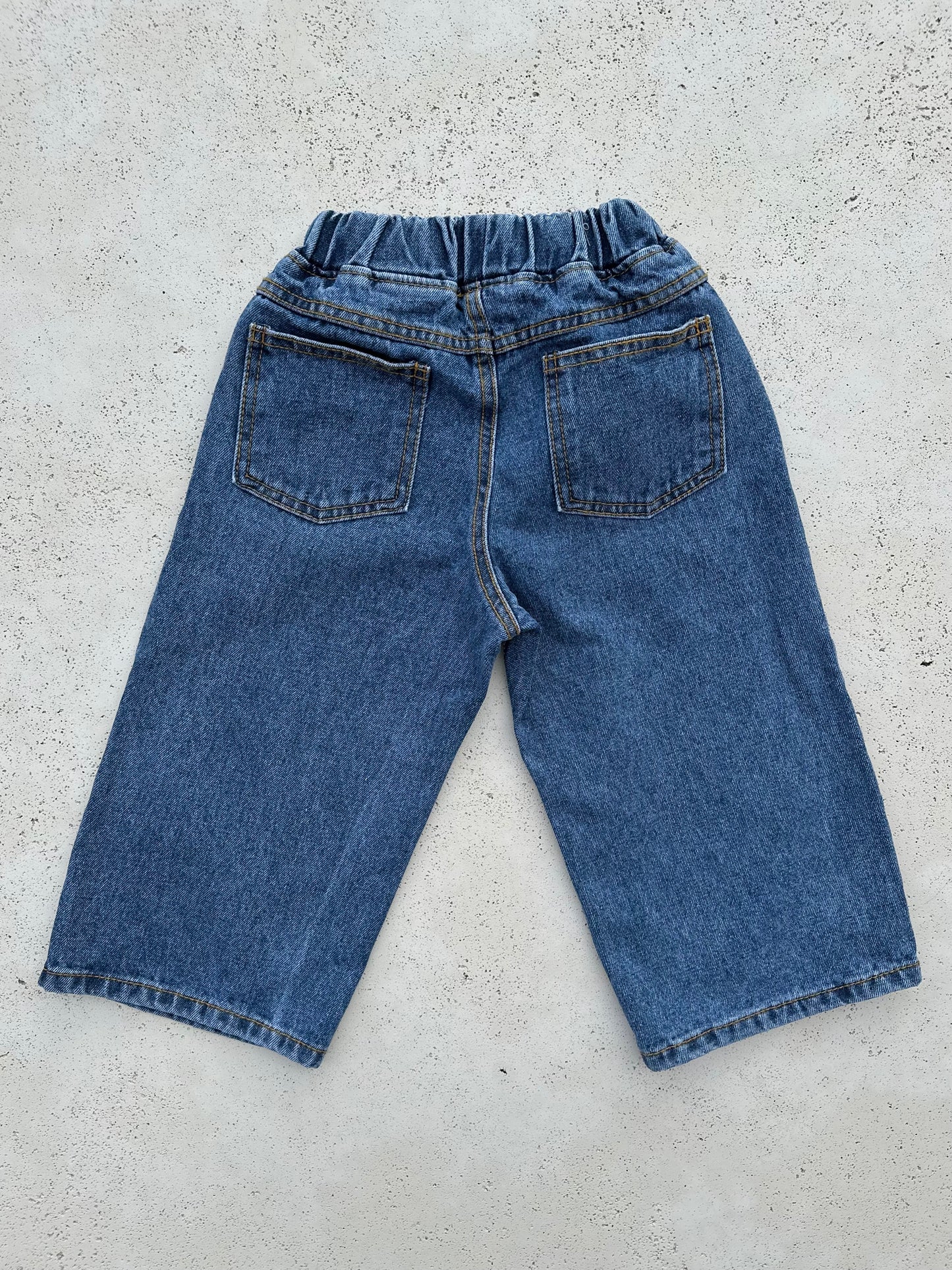 Jean long washed jeans - blue/lightblue