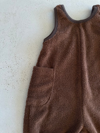 Bebe towel onesie - brown/beige