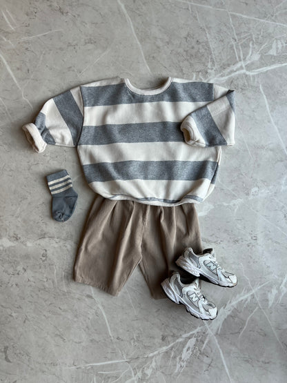 Dani sweatshirt - Grey stripe