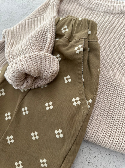 Lyon barrel pants - khaki