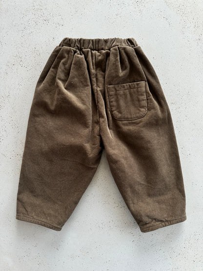 Bambi winter rib pants - dark brown