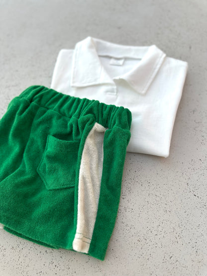 Arthur boxy polo shirt - Ivory