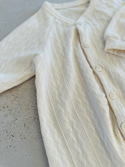 Bebe pointelle set - ivory