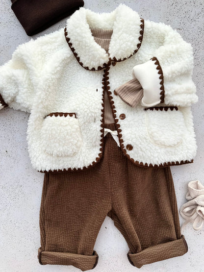 Bebe corduroy chinos - brown